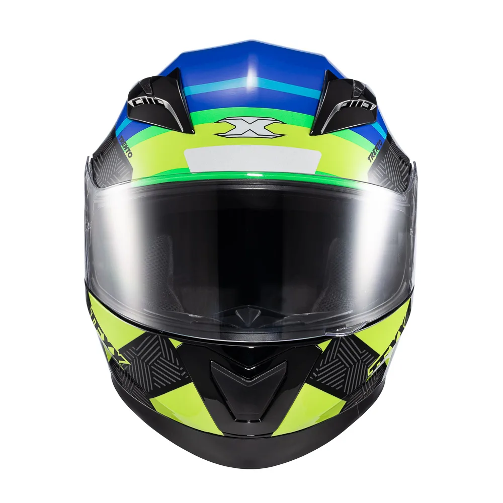 Capacete Texx Strike Trento Amarelo Verde Brilhante