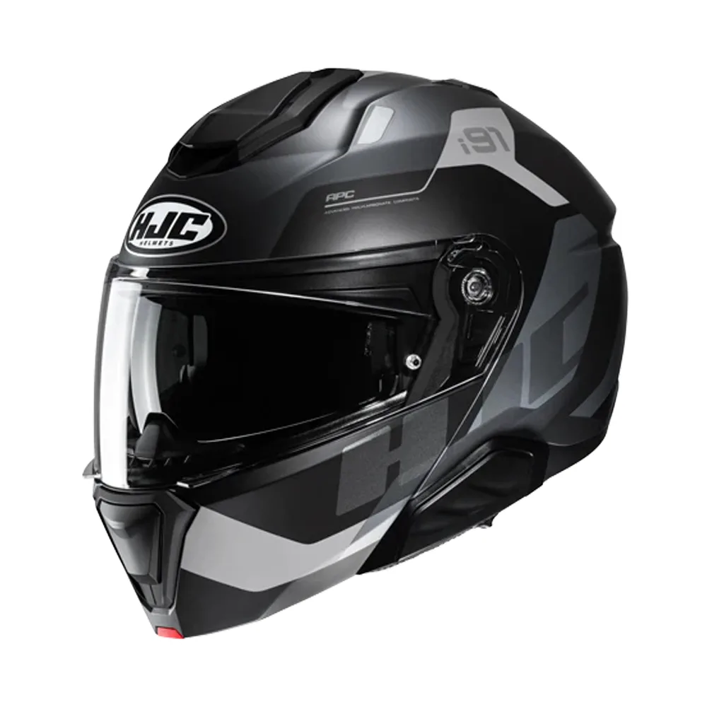Capacete Hjc I91 Carst Preto Cinza