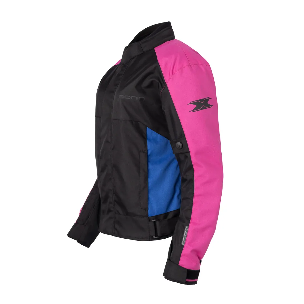 Jaqueta Texx Ronin V2 Ld Fem Pret Rosa Azu