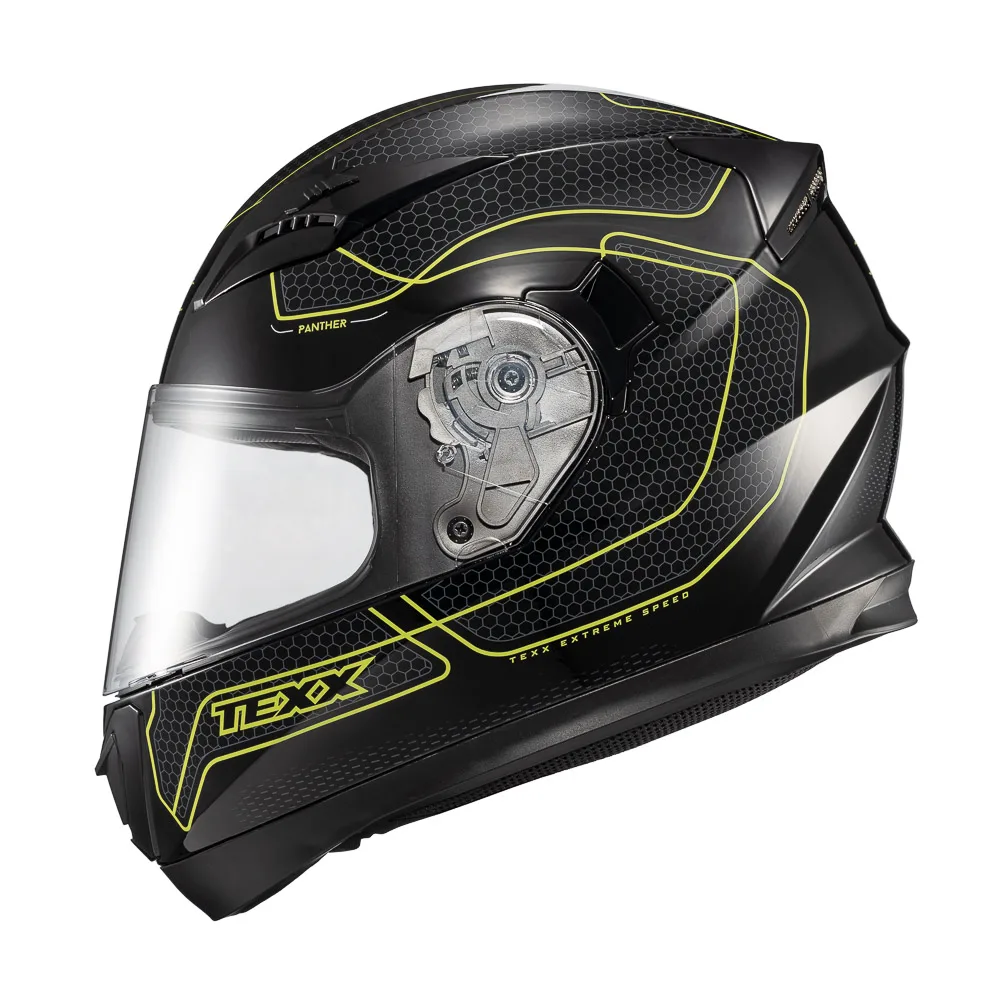 Capacete Texx Strike Panther Verd Bril 56
