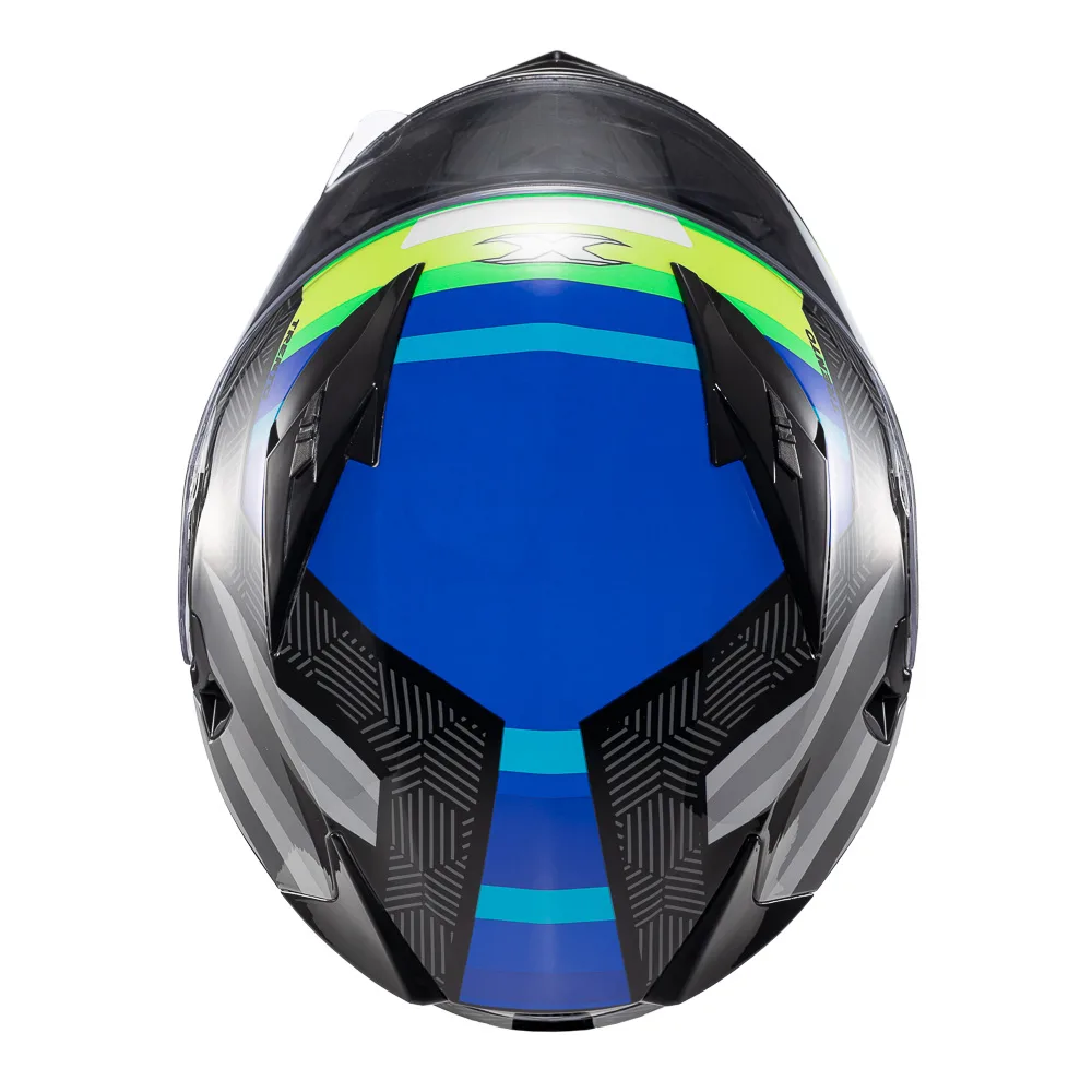 Capacete Texx Strike Trento Amarelo Verde Brilhante