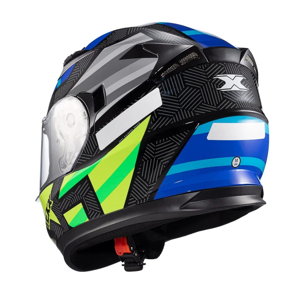 Capacete Texx Strike Trento Amarelo Verde Brilhante