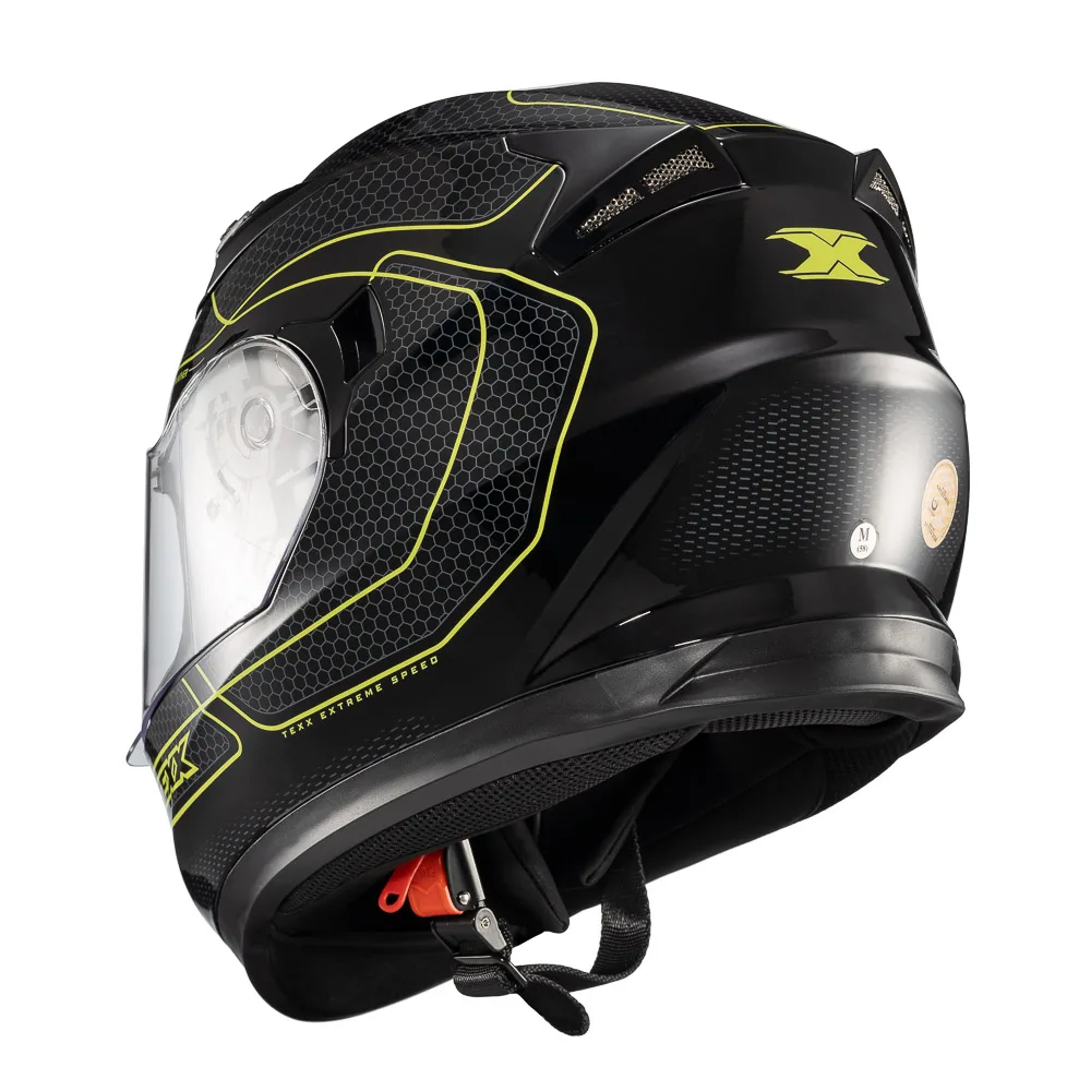 Capacete Texx Strike Panther Verd Bril 56