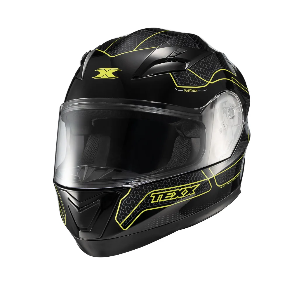 Capacete Texx Strike Panther Verd Bril 56